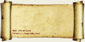 Olga Perunović vizit kartica